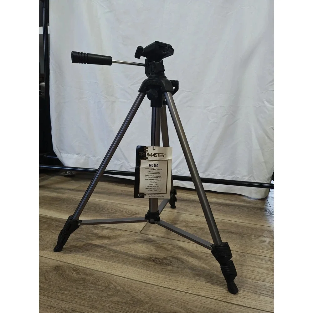 PROMASTER 6050 Photo/Video Tripod 20mm 3-Section Aluminum Legs